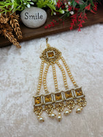 Load image into Gallery viewer, माधुरी गोल्डन झूमर