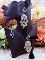 Load image into Gallery viewer, शाना अमेरिकन डायमंड टिक्का सेट