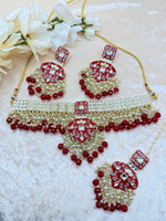 Load image into Gallery viewer, Meenakari Suhani Kundan Choker Set