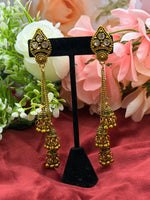 Load image into Gallery viewer, Oxidized Dangly Earrings