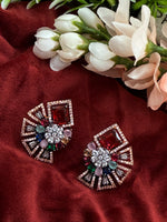 Load image into Gallery viewer, Suhanika Black Metal AD Studs