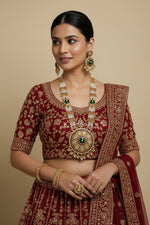 Load image into Gallery viewer, Rajwadi long mala set