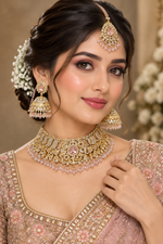 Load image into Gallery viewer, Zamila baby pink Pakistani Set