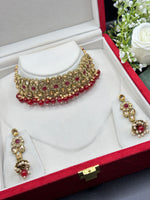 Load image into Gallery viewer, Lalita Stone Indian choker set