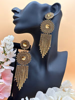 Load image into Gallery viewer, Natasha Golden stone Earring
