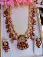 Load image into Gallery viewer, नवरतन मोती कुन्दन माला