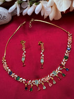 Load image into Gallery viewer, Fiza AD multicolor set in gold