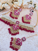 Load image into Gallery viewer, Meenakari Suhani Kundan Choker Set