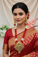 Load image into Gallery viewer, Meenakari Kundan Rajwadi Mala