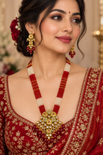 Load image into Gallery viewer, Meenakari Kundan Rajwadi Mala