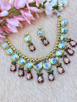 Load image into Gallery viewer, Kavyas Kundan Indian choker set