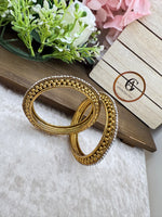 Load image into Gallery viewer, Minakshi Antique Gold Kada