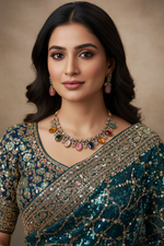 Load image into Gallery viewer, Multicolor Ad Victorian Necklace