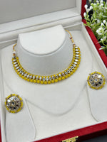 Load image into Gallery viewer, सिम्पली वन लाइन मिरर चोकर सेट