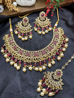 Load image into Gallery viewer, Shanaya Polki Choker Set