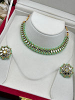 Load image into Gallery viewer, सिम्पली वन लाइन मिरर चोकर सेट