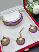 Load image into Gallery viewer, सृष्टा पोल्की चोकर सेट