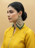 Load image into Gallery viewer, Zaina Kundan Earring Chandbali