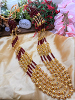 Load image into Gallery viewer, Zainab Red Five Layer Mala