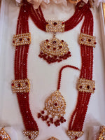 Load image into Gallery viewer, Chandani Red pakistani Bridal Set