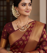 Load image into Gallery viewer, Rosegold Hasli Necklace with earring