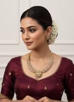 Load image into Gallery viewer, Moissanite polki Necklace set