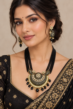 Load image into Gallery viewer, Kundan Mala With Indian Earring