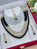 Load image into Gallery viewer, Kajal Glass Kundan Mala