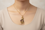 Load image into Gallery viewer, Peacock Insparied Necklace In Gold