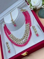 Load image into Gallery viewer, Kajal Glass Kundan Mala