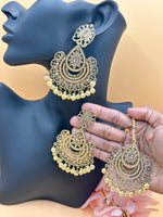 Load image into Gallery viewer, पोल्की टिक्का इयररिंग सेट