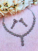 Load image into Gallery viewer, Ad Asiana Necklace set In Rose Gold