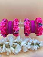Load image into Gallery viewer, Floral Bridal Bangles