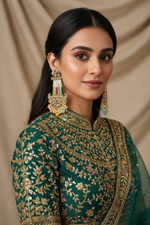 Load image into Gallery viewer, शिमू ओवरसाइज़्ड पोल्की मोती बालियां