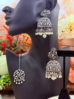 Load image into Gallery viewer, जानवी अमेरिकन डायमंड टिक्का सेट