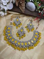 Load image into Gallery viewer, Shabnam Pakistani Style Necklace with tikka Earring set
