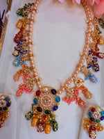 Load image into Gallery viewer, नवरतन मोती कुन्दन माला