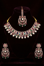 Load image into Gallery viewer, Olivia’S American Diamond Set In Rosegold