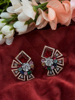 Load image into Gallery viewer, Suhanika Black Metal AD Studs