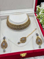 Load image into Gallery viewer, Samira antique Gold Choker set