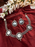 Load image into Gallery viewer, Mirror flower Oxidised see