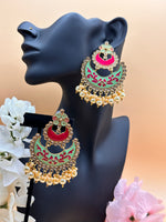 Load image into Gallery viewer, Meenakari Earrings