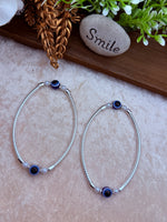 Load image into Gallery viewer, Antique Silver Evil eye Anklet