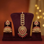 Load image into Gallery viewer, Polki Jhumki Tikka Set
