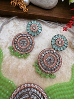 Load image into Gallery viewer, Gaurika American Diamond layered Pearls Choker Set