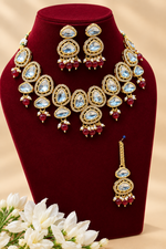 Load image into Gallery viewer, Prerna Kundan Necklace Set