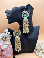 Load image into Gallery viewer, Shina Kundan Oversized Jhumki