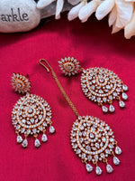 Load image into Gallery viewer, AD RoseGold Tikka set