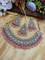 Load image into Gallery viewer, Shabnam Pakistani Style Necklace with tikka Earring set