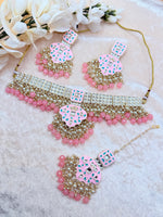 Load image into Gallery viewer, Meenakari Suhani Kundan Choker Set